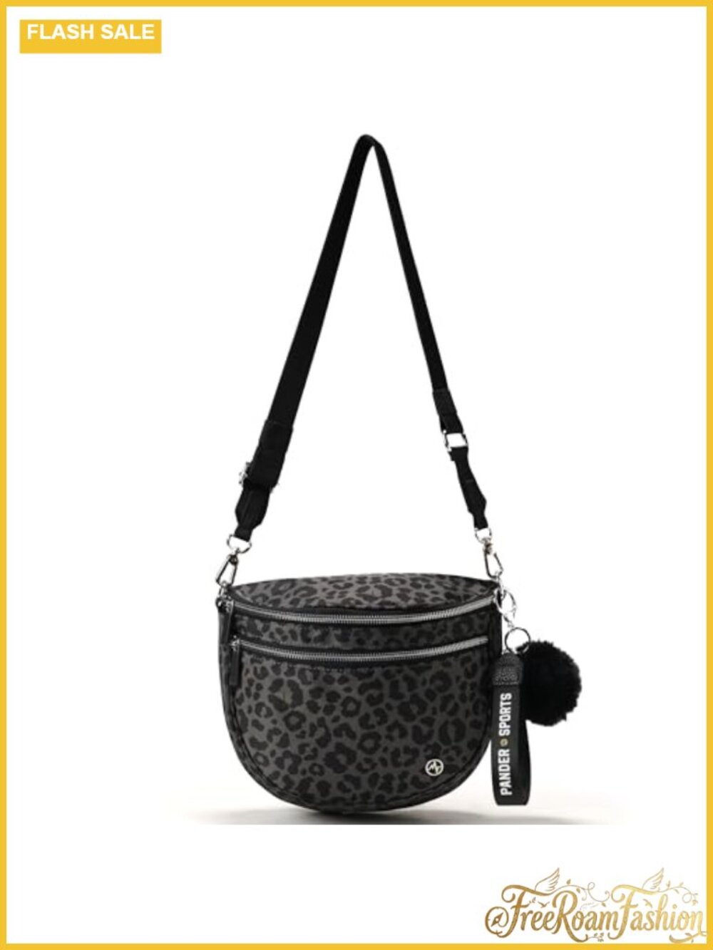 Nylon Crossbody Bag Medium Bum Bag Adjustable Strap Wristlet